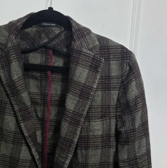 TAGLIATORE Plaid Blazer Jacket - Picture 5 of 15